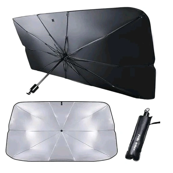 High Quality Big Sized Car Windshield Sun Shade Umbrella For High Protection From Sunlight Heat