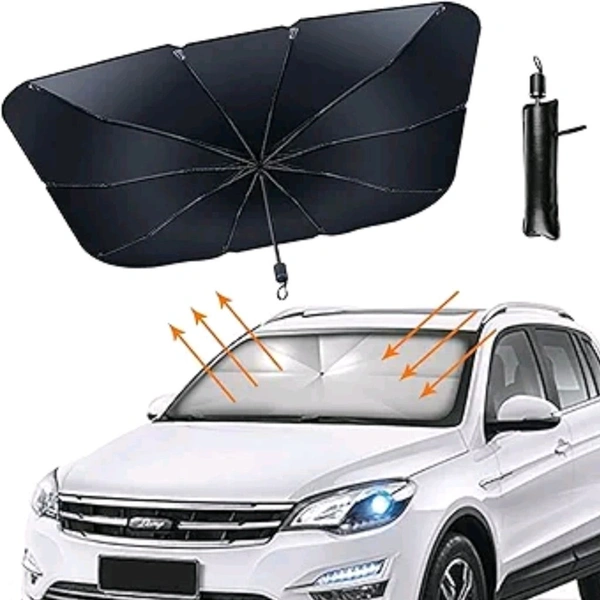 High Quality Big Sized Car Windshield Sun Shade Umbrella For High Protection From Sunlight Heat