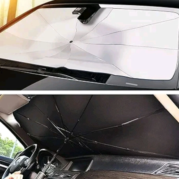 High Quality Big Sized Car Windshield Sun Shade Umbrella For High Protection From Sunlight Heat