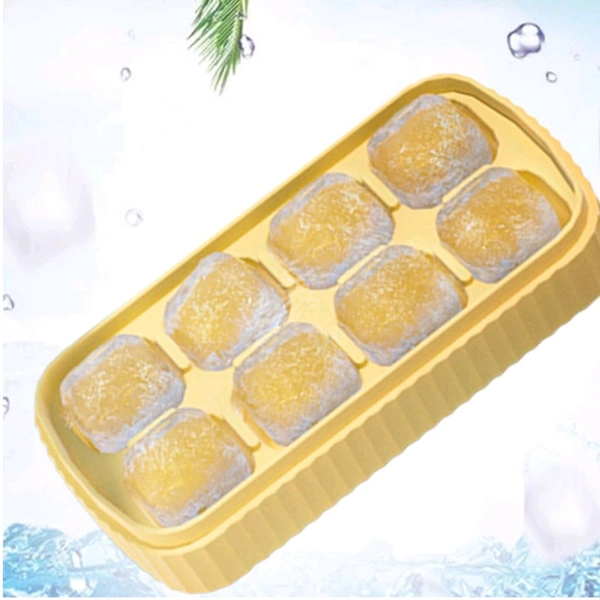 High Quality Multicolored Thick Flexible Silicone Ice Cube Mould Tray For Ice Cube Making And Easy Removal