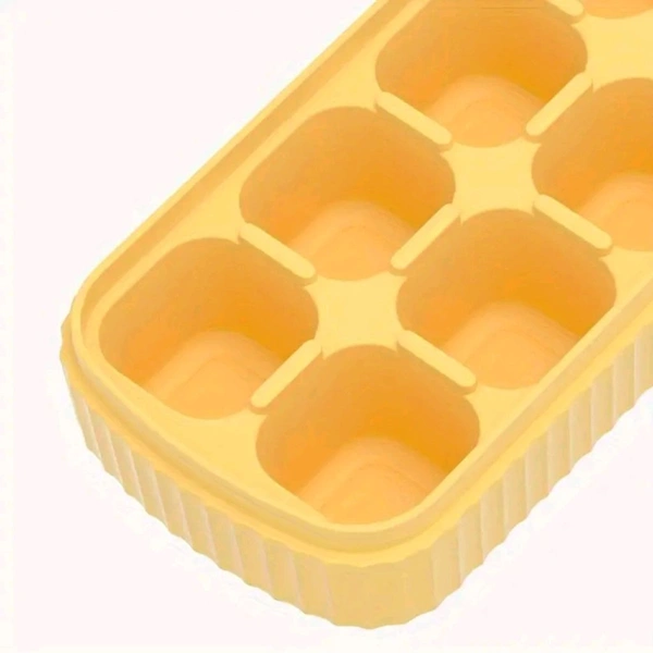 High Quality Multicolored Thick Flexible Silicone Ice Cube Mould Tray For Ice Cube Making And Easy Removal