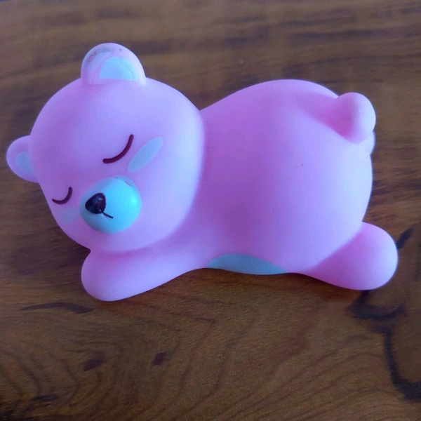 Super Cute Pink Bear Doll With Cute Night Light And Best Gift