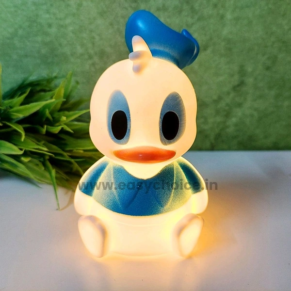 Super Cute Blue Duck Doll With Cute Night Light And Best Gift