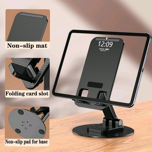High Quality Metalic Strong Base 360° Rotatable Mobile Stand With Strong Holding Support 