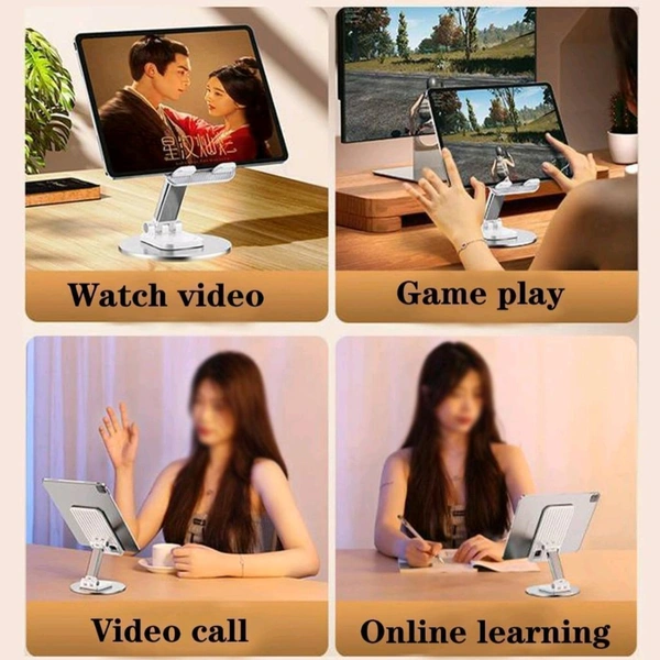 High Quality Metalic Strong Base 360° Rotatable Mobile Stand With Strong Holding Support 