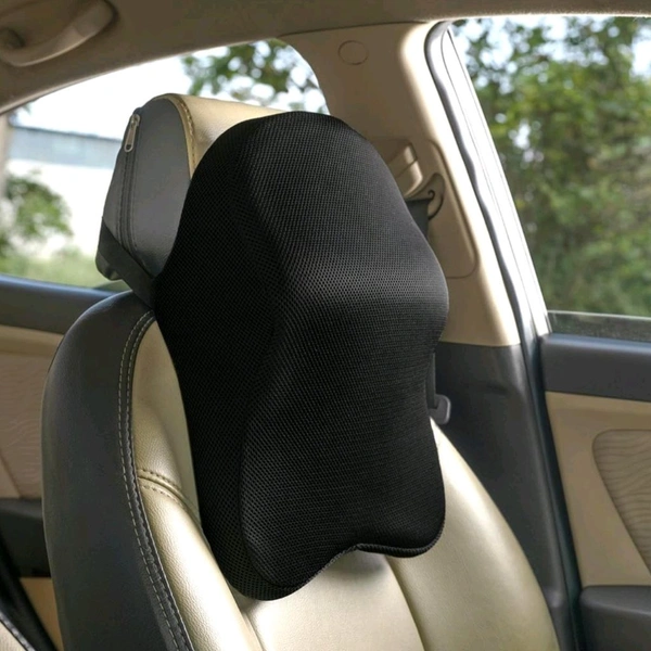 Heavy Quality Big Sized Super Soft Cushion Car Seat Head Rest With Size Adjustable Double Straps