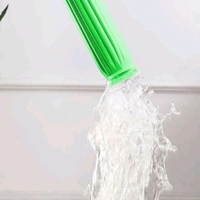 Trending 360° Green Rotatable Adjustable Twist Mop With Wide Water Absorbing Microfiber Wet And Dry Brush