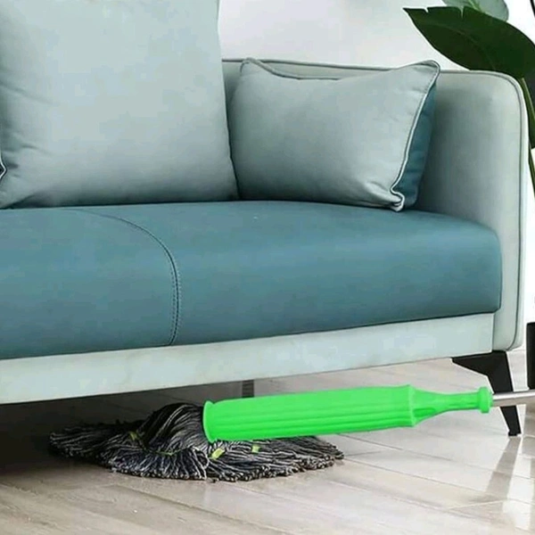 Trending 360° Green Rotatable Adjustable Twist Mop With Wide Water Absorbing Microfiber Wet And Dry Brush