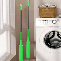 Trending 360° Green Rotatable Adjustable Twist Mop With Wide Water Absorbing Microfiber Wet And Dry Brush