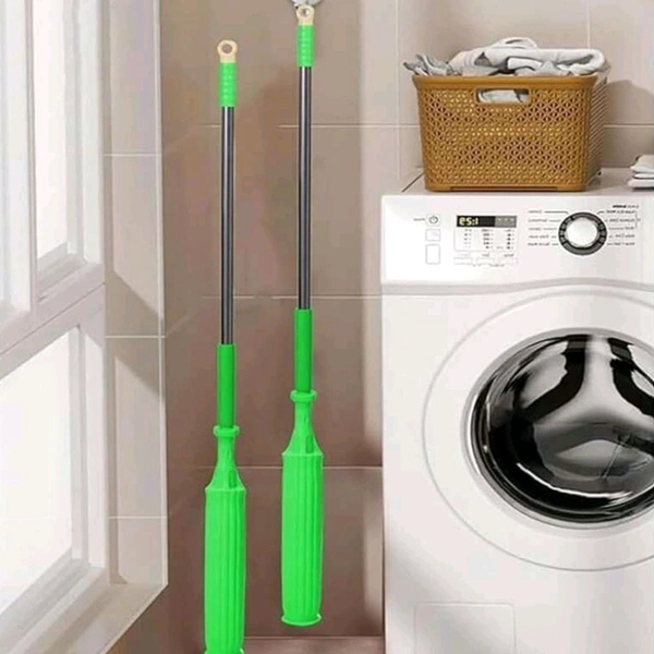 Trending 360° Green Rotatable Adjustable Twist Mop With Wide Water Absorbing Microfiber Wet And Dry Brush