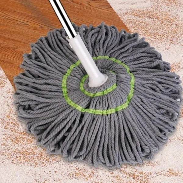 High Quality Long Handle Twist Mop With Wide Water Absorbing Microfiber Head