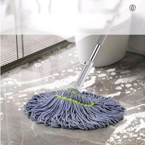 High Quality Long Handle Twist Mop With Wide Water Absorbing Microfiber Head