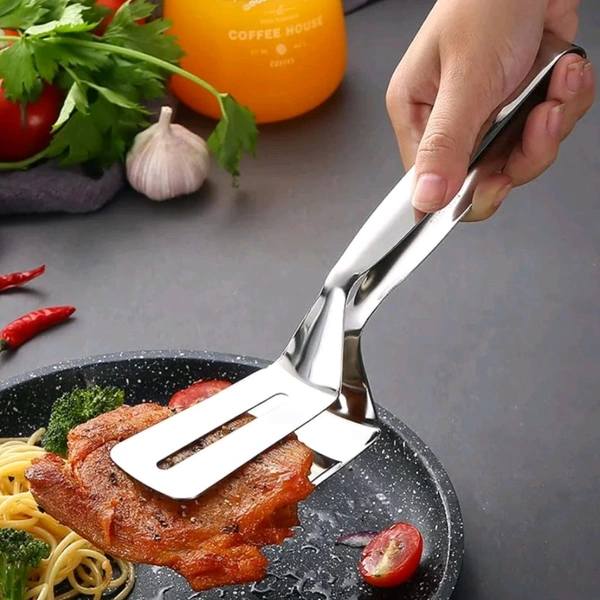 High Quality Easy Frying, Grilling And Hot Serving Double Clip Kitchen Tong