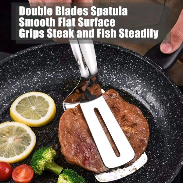 High Quality Easy Frying, Grilling And Hot Serving Double Clip Kitchen Tong