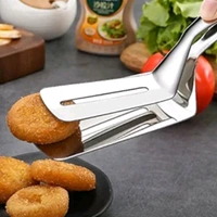 High Quality Easy Frying, Grilling And Hot Serving Double Clip Kitchen Tong