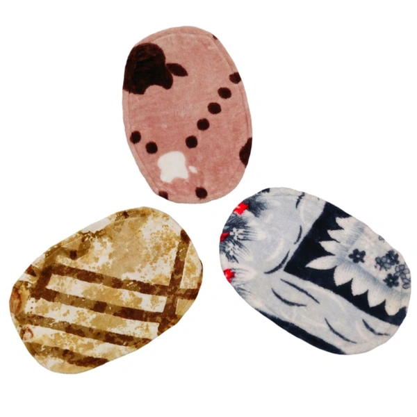 (Pack Of 3) Cute Multicolor Beautiful Soft Mats