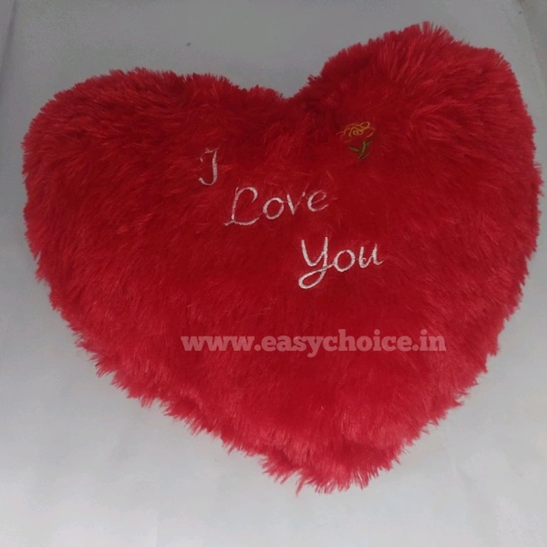 Big Sized Cute And Soft Pluffy I Love You Heart Pillow For Gifting Your Loved Ones
