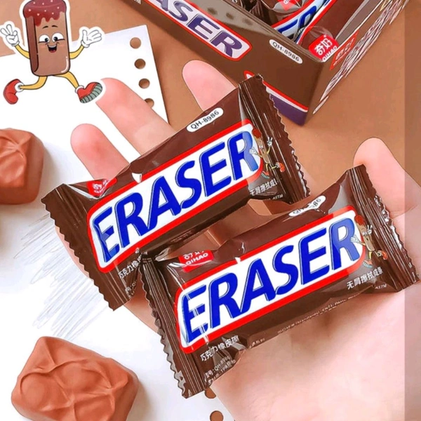 High Quality Kids Favorite Snickers Like Chocolate Eraser