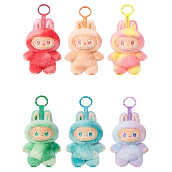 Trending Cute Labubu Surprise Doll Blind Box With Keychain Holder