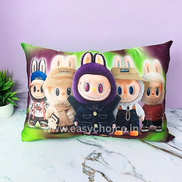Big Sized Super Cute Treding Lovely Labubu Team Pillow (44×30cms) EC950