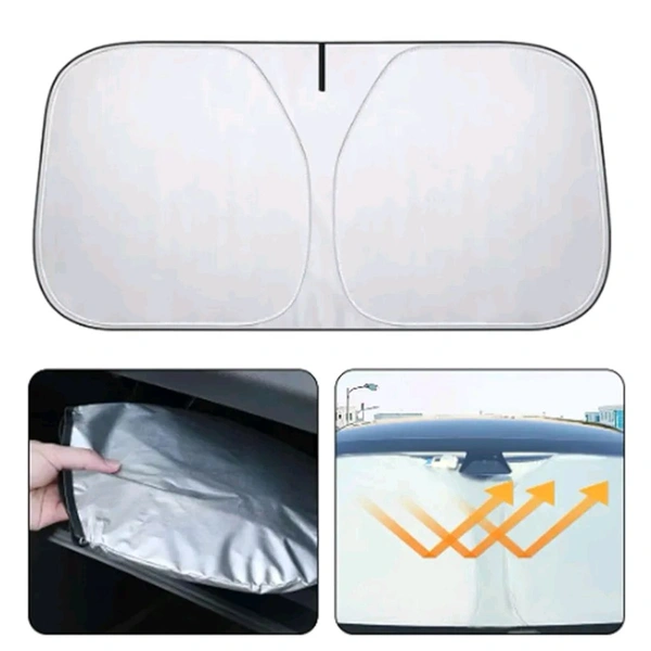 High Quality Big Sized Double Sided Foldable Car Protective Sun Shade  MC955