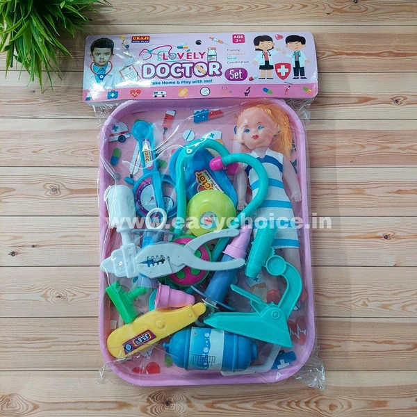 Kids Favorite 14 in 1 Premium Doctor Set  For Education And Playing EC958