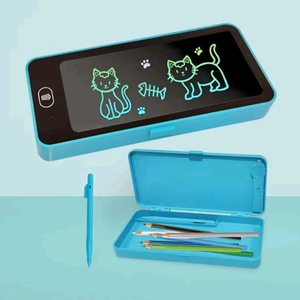 High Quality 2 in 1 Digital Writing Screen With Stationery Box For Kids Arts, Calculations And Multipurpose EC979