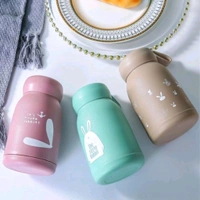 High Quality Multicolored Cute Rabbit Bunny Glass Bottles With Thick Plastic Lamination