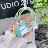 Super Cute Premium Designed 3 in 1 360° Protective Case For Iphone 18W & 20W Charging Adapter And Cable (Random Designs) 