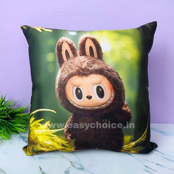 Super Cute Treding Lovely Brownie Labubu Square Pillow (30×30cms) EC987