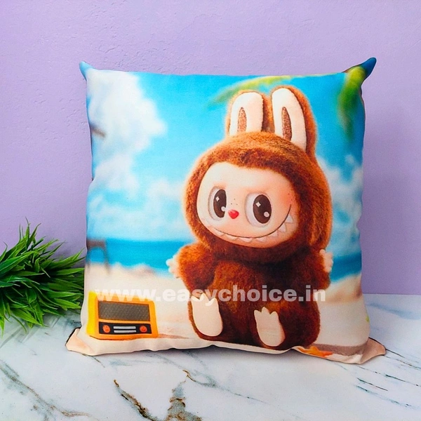 Super Cute Treding Lovely Brownie Sitting Labubu Square Pillow (30×30cms) EC989