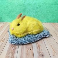 Trending Super Cute Car Dashboard And Table Decor Realistic Sitting Rabbit