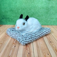 Trending Super Cute Car Dashboard And Table Decor Realistic Sitting Rabbit
