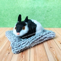 Trending Super Cute Car Dashboard And Table Decor Realistic Sitting Rabbit