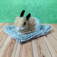 Trending Super Cute Car Dashboard And Table Decor Realistic Sitting Rabbit