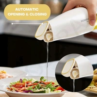 Premium Automatic Open And Close Flip Oil Dispenser With Cute Matt Finish Grip For Strong Hold