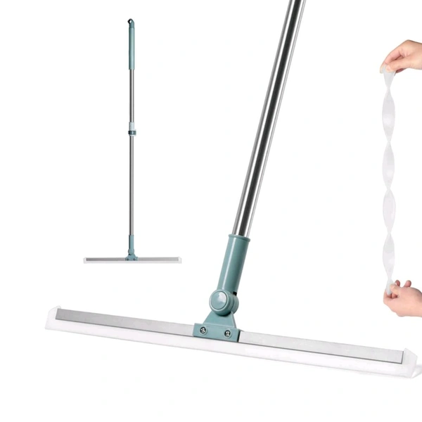 Premium Telescopic Extendable Long Wiper Mop With Wide Wiping Head For Perfect Floor Cleaning (35cm Head) 