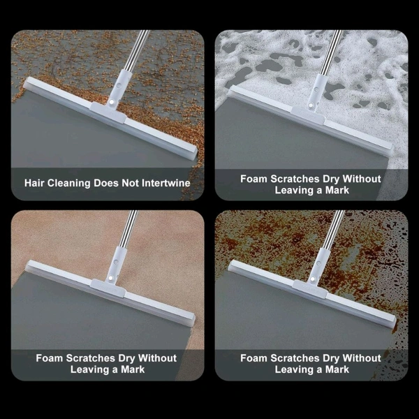 Premium Telescopic Extendable Long Wiper Mop With Wide Wiping Head For Perfect Floor Cleaning (35cm Head) 