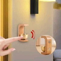 Luxury Designed Wooden Hand Crafted Magnetic  And Adhesive Soothing Sound Door Bell Decor With Copper Finish