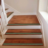 Premium Self Adhesive Anti Slip Grip Tape With Night Green Super Glow Stripes For Safety Walk (5metres) 