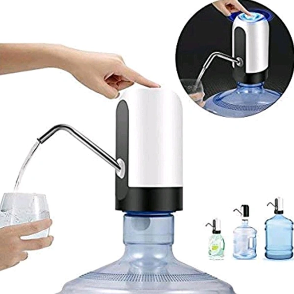 Rechargeable Easy Water Dispenser With Stainless Steel Dispending Straw