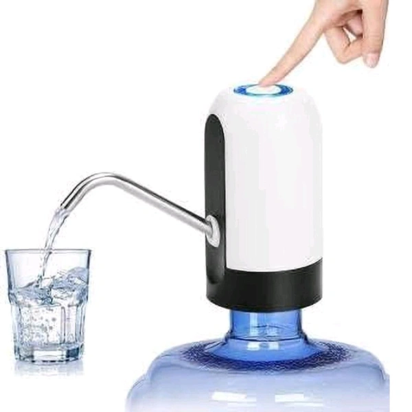 Rechargeable Easy Water Dispenser With Stainless Steel Dispending Straw