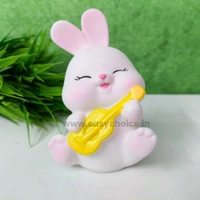 Super Cute Sitting Guitar Bunny With Cute Night Light And Best Gift EC1014