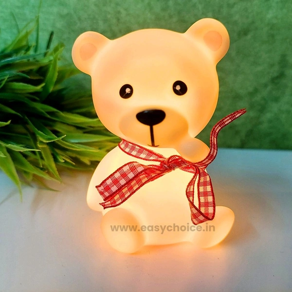 Super Cute Sitting Teddy Cute Night Light And Best Gift EC1015