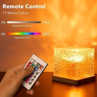 Multicolor Cute RGB Magical Ocean Wavy Projector Lamp With RGB Remote