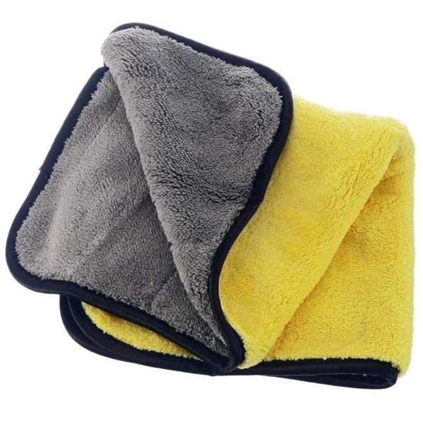High Quality Super Fine Premium Water Absorbing Microfiber Car Cleaning Cloth With Pattern Cut