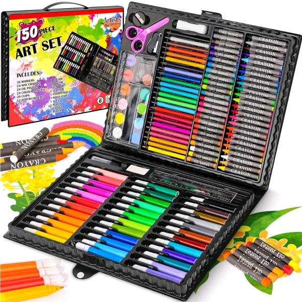 Kids Favorite All In One Suit Case With 150 Art, Craft And Drawing Essentials, Best Gift For Your Kids