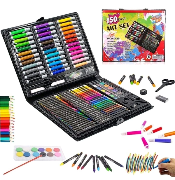 Kids Favorite All In One Suit Case With 150 Art, Craft And Drawing Essentials, Best Gift For Your Kids