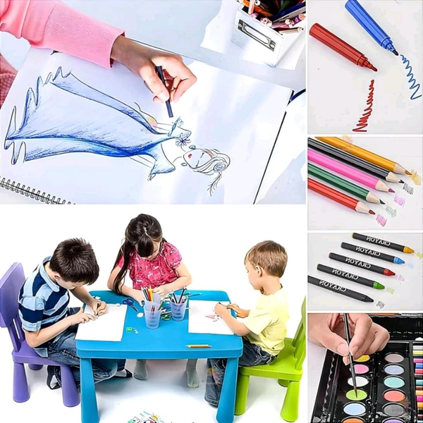 Kids Favorite All In One Suit Case With 150 Art, Craft And Drawing Essentials, Best Gift For Your Kids