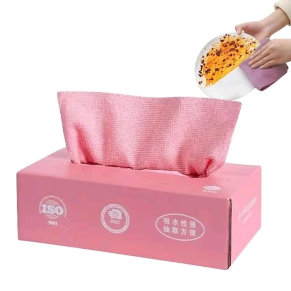 High Quality 20 In 1 Microfiber Reuseable Water Absorbing Cleaning Cloths For Kitchen, Household And Car (20pcs) 